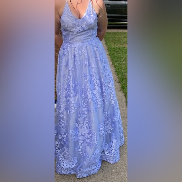 brand say yes to the prom dress, size is 13, color is lavender - Picture 1 of 3